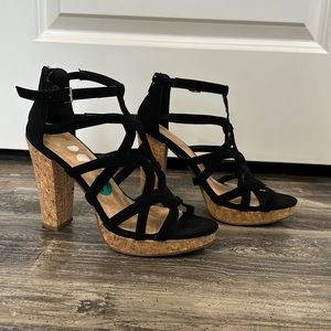Report high heel cork sandals